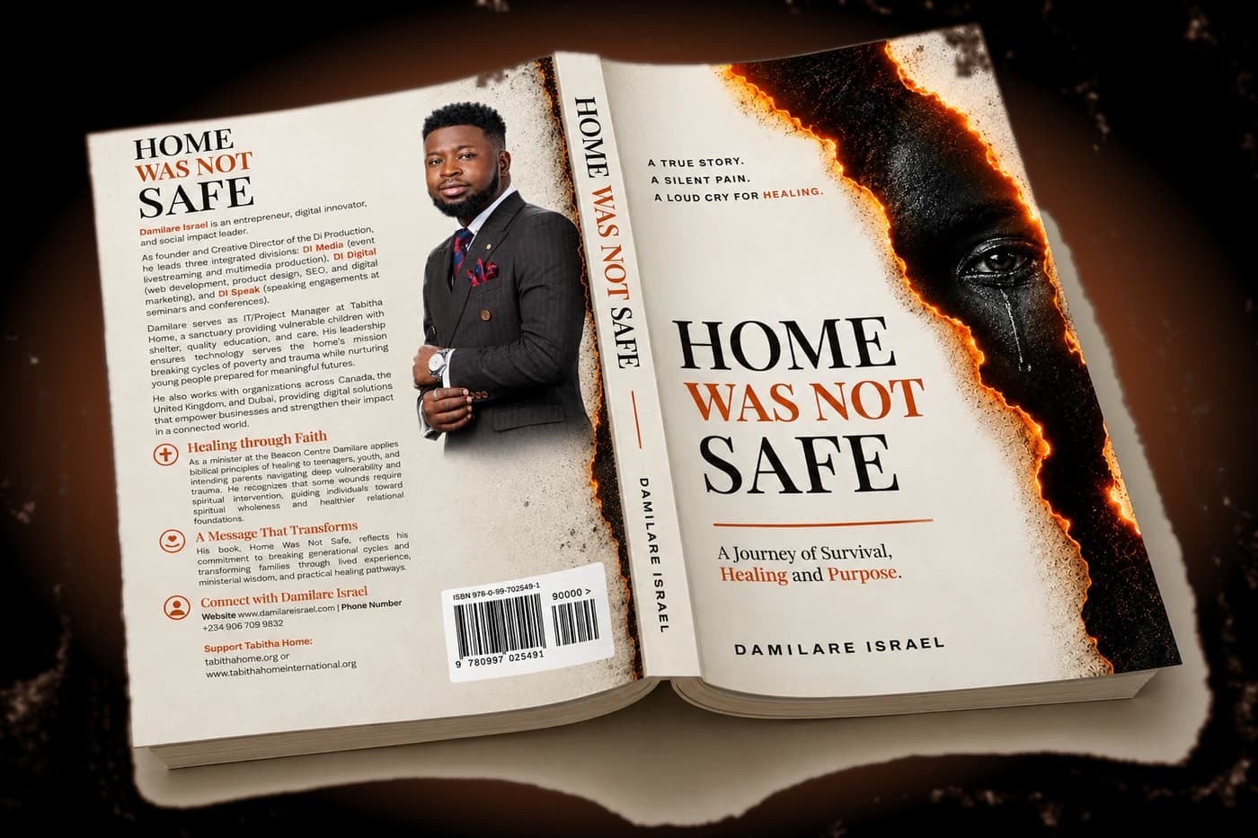 Home Was Not Safe, front and back cover